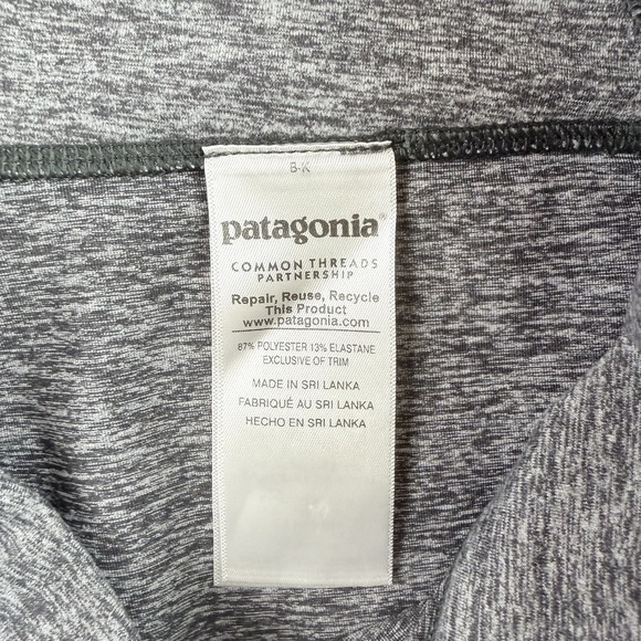 Patagonia Capri Legging Womens 28x19 Gray Heathered Cropped Activewear Gym - Picture 12 of 14